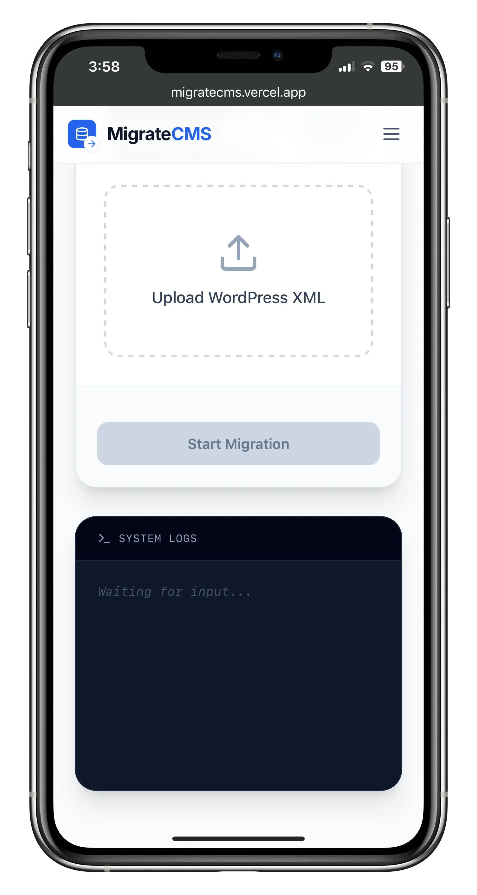 MDX output preview